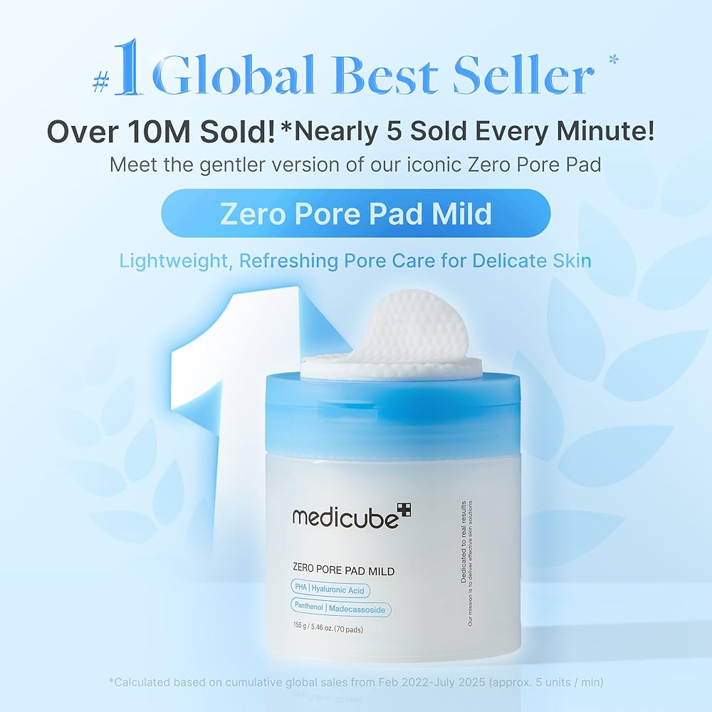 Medicube Zero Pore Pad Mild 70pcs (155g)