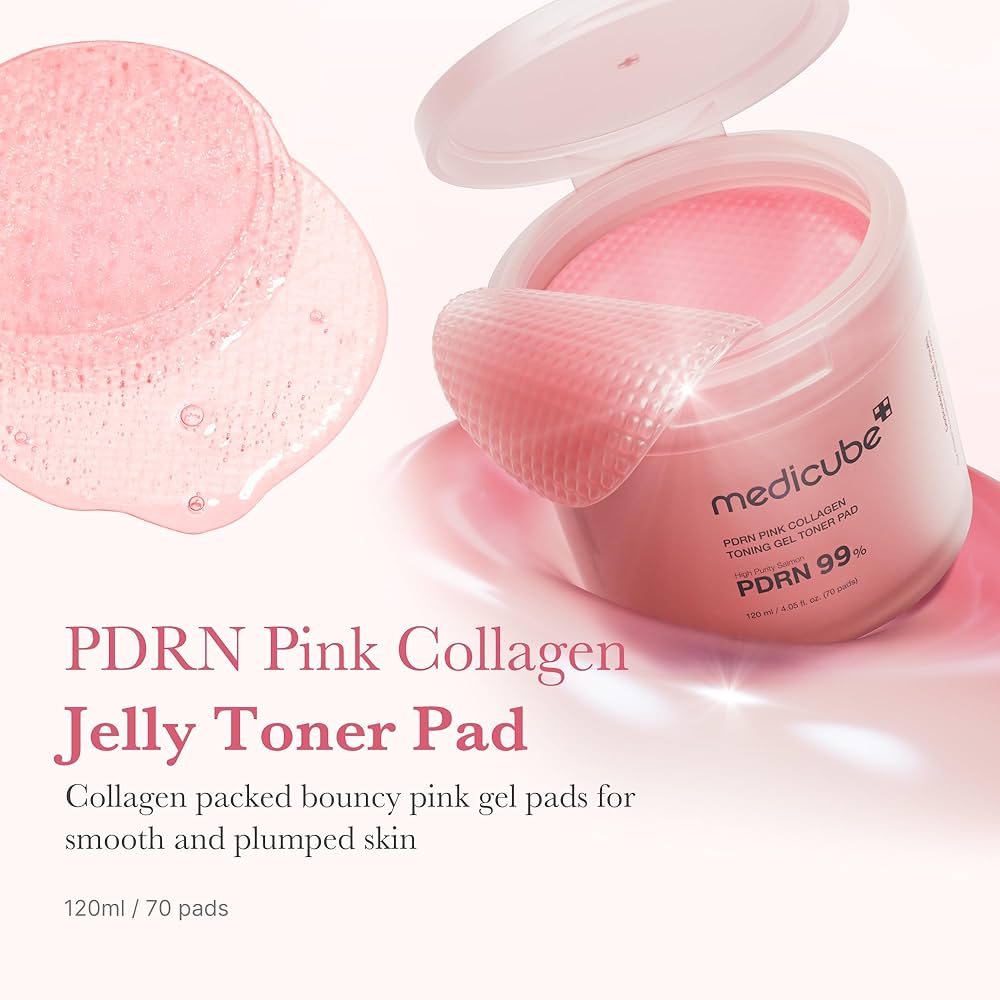 MEDICUBE Salmon DNA PDRN Pink Collagen Jelly Pad 70 Pads