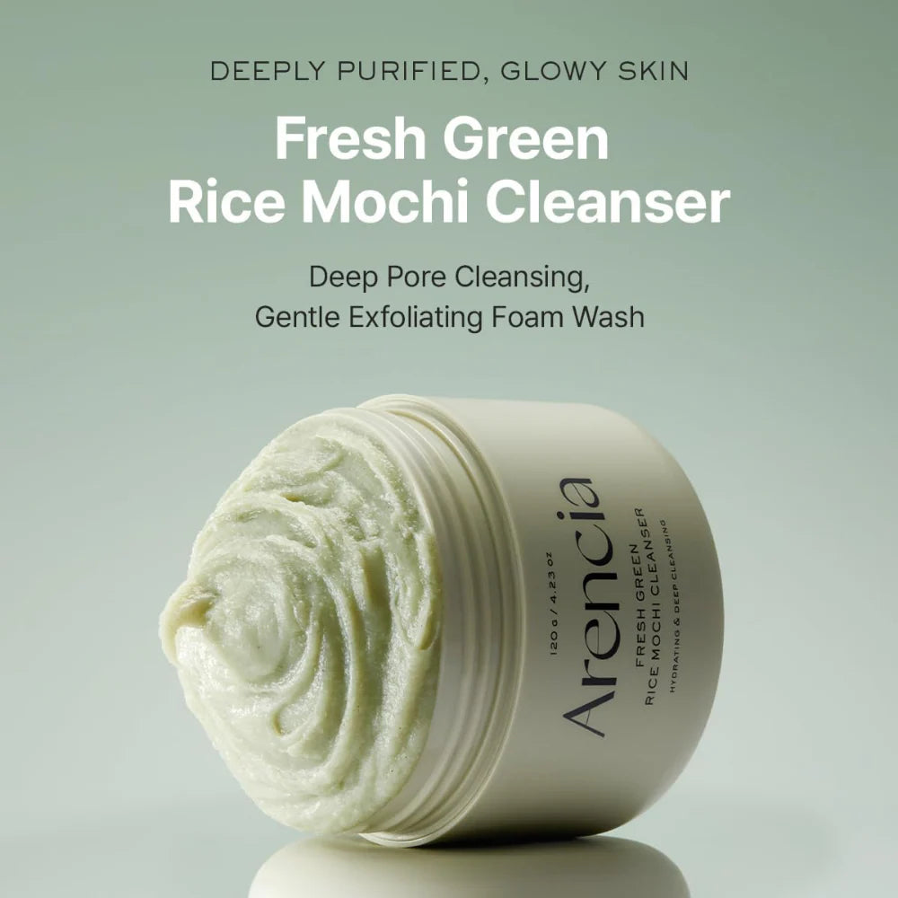 ARENClA Fresh Green Rice Mochi Cleanser 120g
